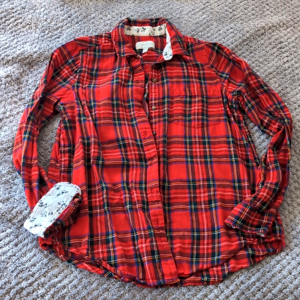 Lucky Brand lightweight flannel shirt - XS